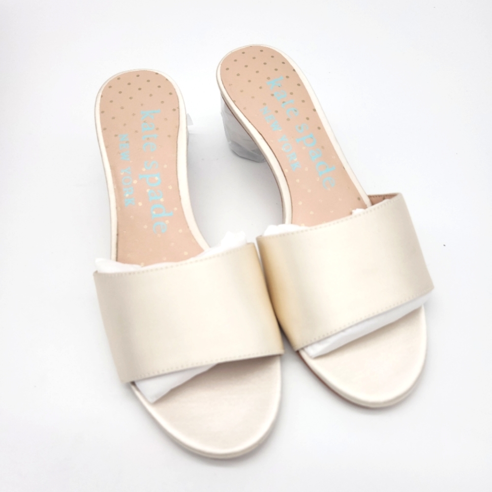 Kate Spade New york Women's love dress sandals ivory bridal. Size 5.